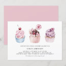 Pesquisar por chá de panela do cupcake convites Aquarela