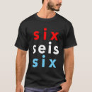 Pesquisar por número seis camisetas Aniversário