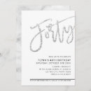 Pesquisar por 40 aniversário convites Simples