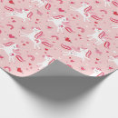 Pesquisar por unicórnio bonito papel de presente Rosa