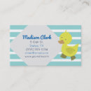 Pesquisar por patos amarelos cartao de visita Azul