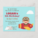 Pesquisar por aviador menina convites Avião