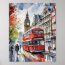Pesquisar por ônibus de londres pôsteres Viagem
