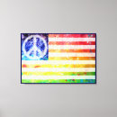 Pesquisar por arte do hippie impressão de canvas Arco íris