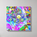 Pesquisar por fluorescente impressão de canvas Flores