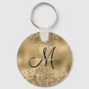 Pesquisar por ouro brilhante chaveiros Nome do monograma