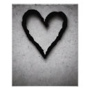 Pesquisar por desenho do coração pôsteres Preto e branco