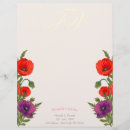 Pesquisar por floral elegante papel timbrado Monograma