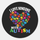 Pesquisar por eu amo alguém com autismo adesivos Orgulho autista