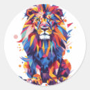 Pesquisar por leão colorido adesivos Moderno
