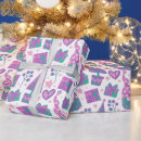 Pesquisar por cores festivas papel de presente For her