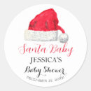 Pesquisar por chá de fraldas vermelho adesivos Bebê papai noel