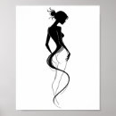 Pesquisar por mulher elegante pôsteres Preto e branco
