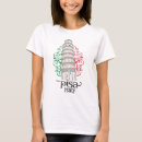 Pesquisar por torre inclinada de pisa italia camisetas Cultura italiana
