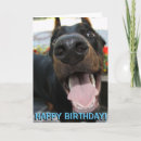 Pesquisar por pinscher doberman aniversario cartoes Happy birthday