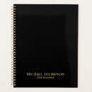 Pesquisar por preto elegante do ouro agendas For him