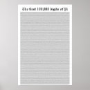 Pesquisar por número pi pósteres pôsteres Nerd