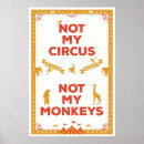 Pesquisar por macaco vintage artes pôsteres Circo