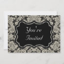 Pesquisar por damasco preto e branco convites Chá
