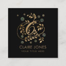 Pesquisar por letra c cartao de visita Monograma