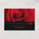 Pesquisar por rosa vermelha romântica cartao de visita Florista