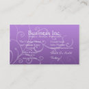 Pesquisar por redemoinhos roxos cartao de visita Negócio