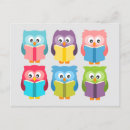 Pesquisar por corujas coloridas cartoes postais Crianças