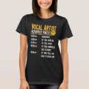 Pesquisar por música vocal camisetas Vocalista