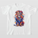Pesquisar por leão geométrico camisetas Moderno