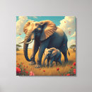 Pesquisar por elefante colorido impressão de canvas Vibrante