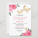 Pesquisar por mariposa convites Mis quince años