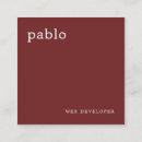 Pesquisar por web cartao cartao de visita Minimalista