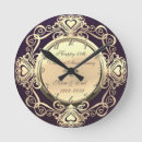 Pesquisar por corações dourados relogios de parede For her