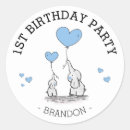 Pesquisar por aniversário do elefante adesivos Menino bebê