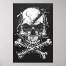 Pesquisar por crânio e crossbones pôsteres Halloween
