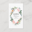 Pesquisar por flor da água cartao de visita Rosa