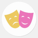 Pesquisar por máscaras do teatro da comédia e da tragédia de presentes embalagens Feliz