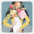 Pesquisar por mulher com flores adesivos Empoderamento das mulheres