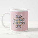Pesquisar por mandala floral canecas Desenhado à mão
