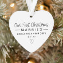 Pesquisar por primeiro natal casado ornamentos Newly weds