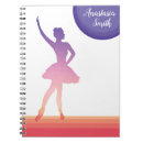Pesquisar por bailarina da menina cadernos de notas Rosa