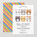 Pesquisar por cat party convites Kawaii