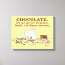 Pesquisar por chocolate impressão de canvas Sobremesa