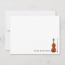 Pesquisar por do violino cartões de notas Para violinista