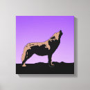 Pesquisar por wolf impressão de canvas Pôr do sol