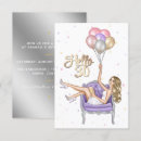 Pesquisar por girly birthday party convites Balões