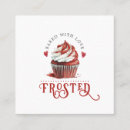 Pesquisar por logotipo do cupcake cartao de visita Elegante