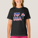 Pesquisar por coração da bandeira americana camisetas Estados unidos