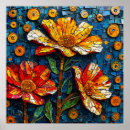 Pesquisar por mosaico criativo pôsteres Flores