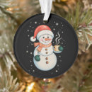 Pesquisar por boneco de neve engraçado ornamentos Natal